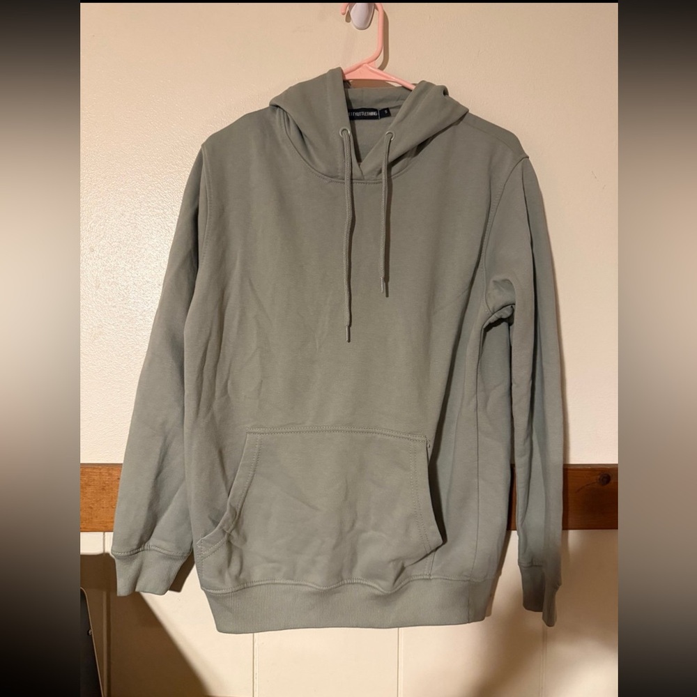 PrettyLittleThing olive green hoodie size small